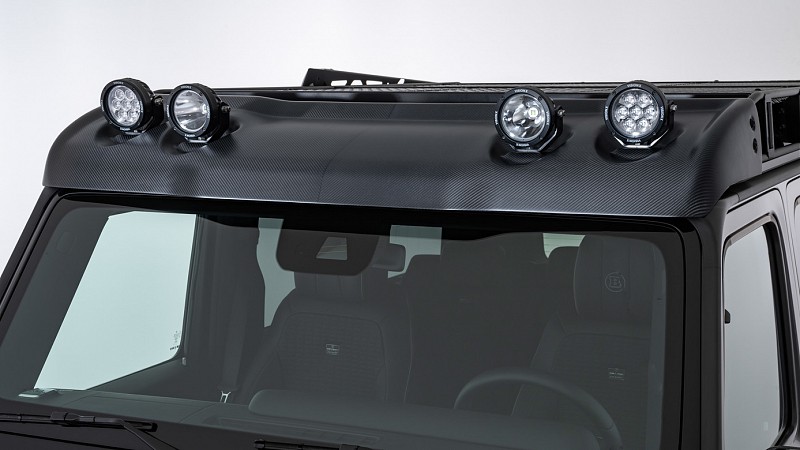 Photo of Brabus Carbon Wind Deflector with LED Headlights for the Mercedes Benz G63 AMG/G500 (W463A) - Image 1